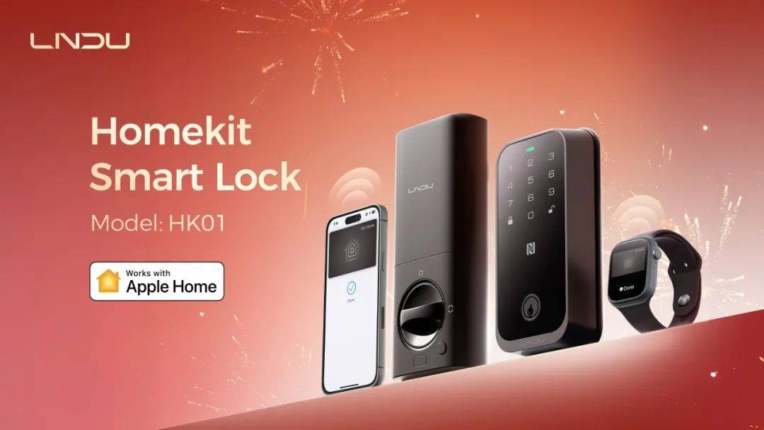 ple HomeKit智能门锁HK01j9国际LNDU推出首款原生支持Ap(图3)